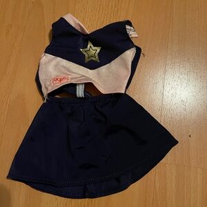 Our Generation OG Cheerleeder Cheer outfit dress navy pink Chloe cheer dress